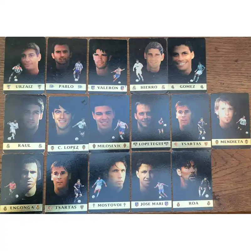 16 cromos, Mejores liga 98/99 Mundi MC Sport Marca Reconocida