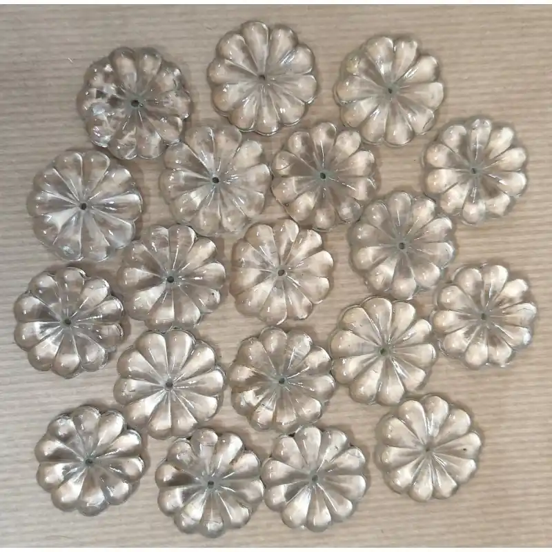 19 abalorios o lágrimas de cristal para lámpara, 3 cm diámetro Marca Reconocida